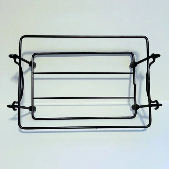 Temp-tations Ovenware by Tara Old World Green 1.5 qt Loaf Pan Trivet Lid Rack - Picture 7 of 13